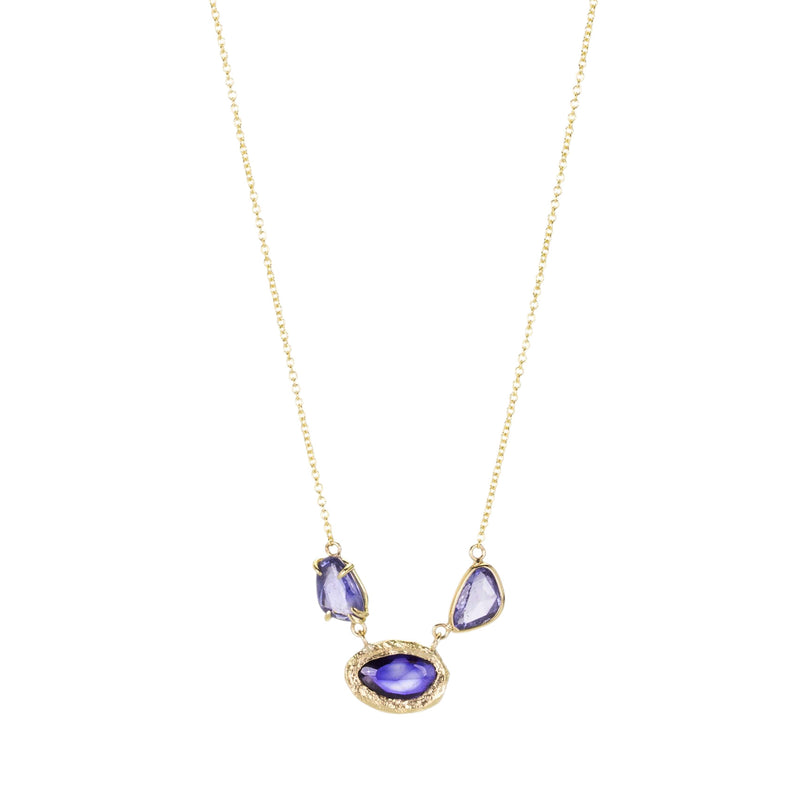 Page Sargisson Triple Blue Sapphire Necklace | Quadrum Gallery