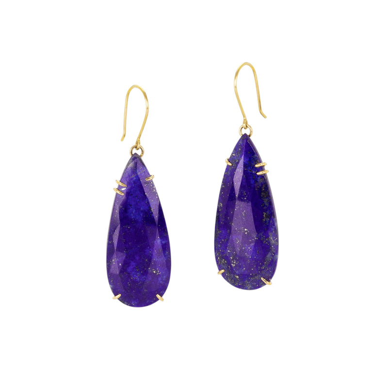 Page Sargisson Faceted Teardrop Lapis Drop Earrings | Quadrum Gallery