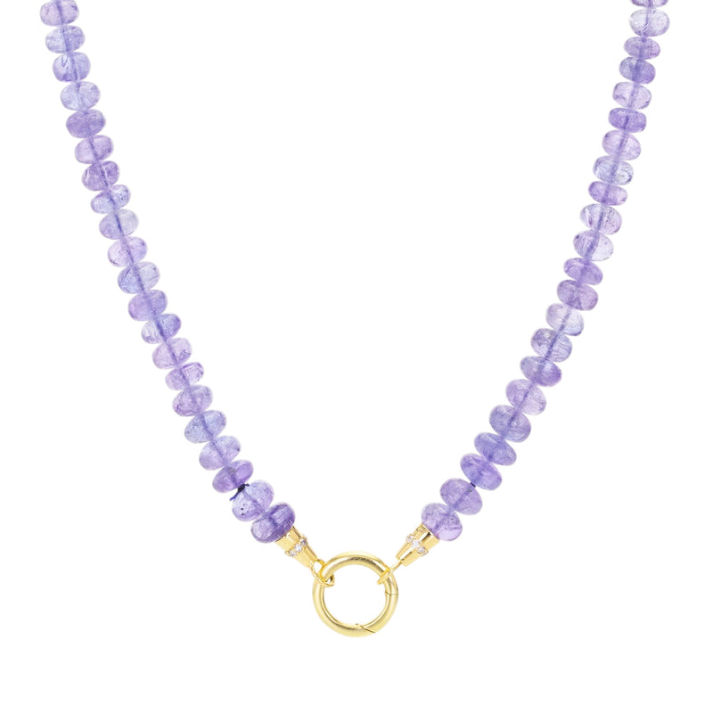 Page Sargisson Tanzanite Necklace with Charm Holder Clasp | Quadrum Gallery