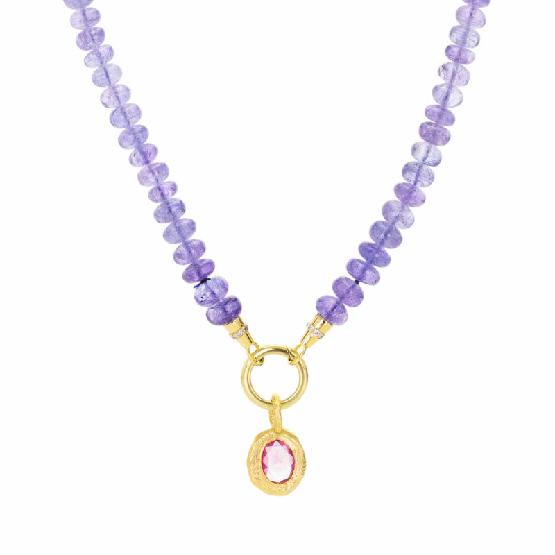 Page Sargisson Freeform Pink Sapphire Pendant (Pendant Only) | Quadrum Gallery
