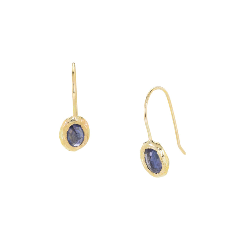 Page Sargisson Fixed Denim Blue Sapphire Drop Earrings | Quadrum Gallery