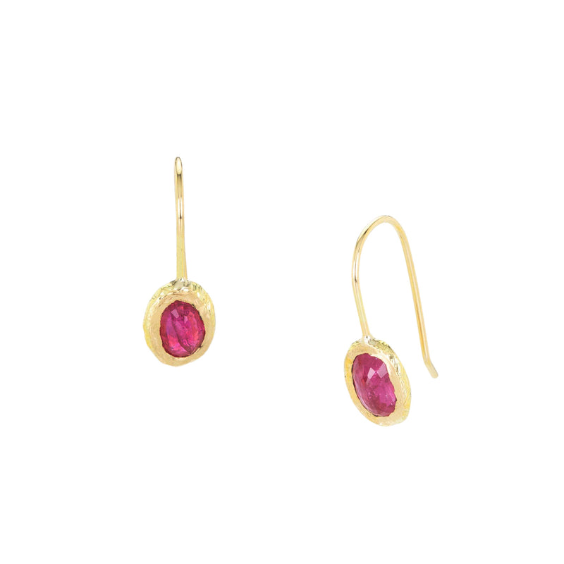Page Sargisson Fixed Ruby Drop Earrings | Quadrum Gallery