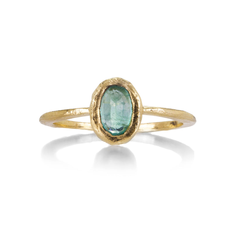 Page Sargisson Oval North South Emerald Ring | Quadrum Gallery