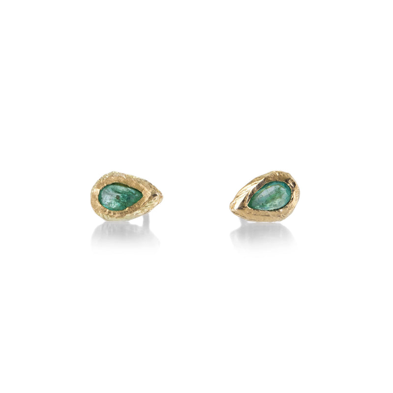 Page Sargisson Teardrop Emerald Studs | Quadrum Gallery