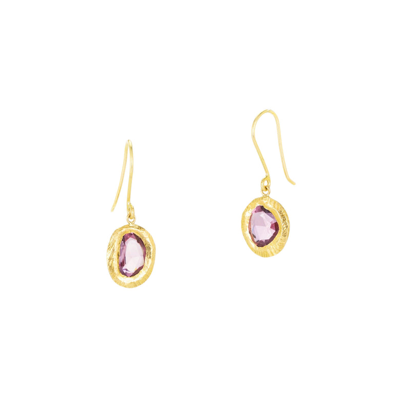 Page Sargisson Freeform Pink Sapphire Drop Earrings | Quadrum Gallery