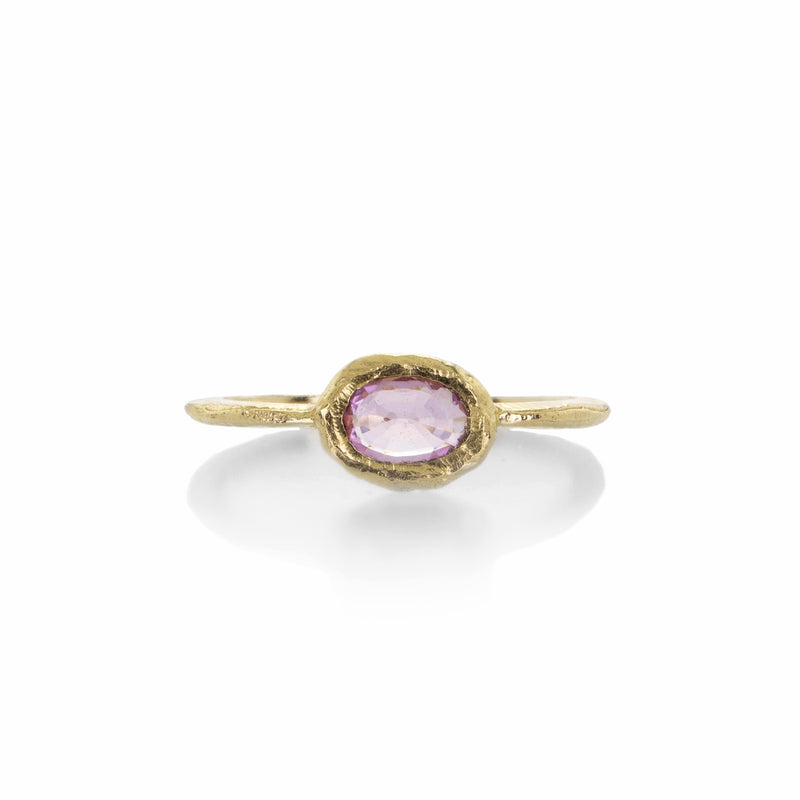Page Sargisson Horizontal Oval Pink Sapphire  Ring | Quadrum Gallery