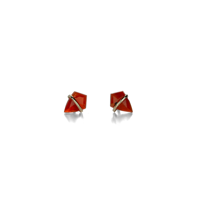 Page Sargisson Extra Small Carnelian Kite Studs | Quadrum Gallery