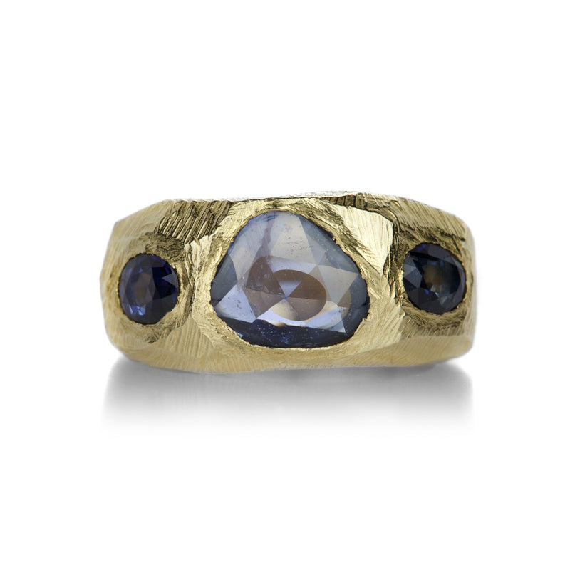 Page Sargisson Blue Sapphire Tapered Band | Quadrum Gallery