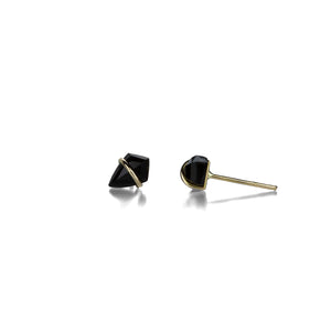 Page Sargisson 18k Extra Small Black Onyx Kite Studs | Quadrum Gallery