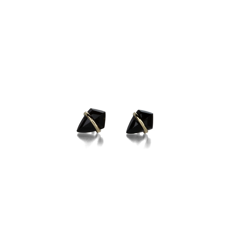 Page Sargisson 18k Extra Small Black Onyx Kite Studs | Quadrum Gallery