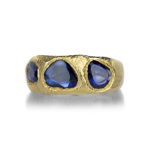 Page Sargisson Triple Blue Sapphire Band | Quadrum Gallery