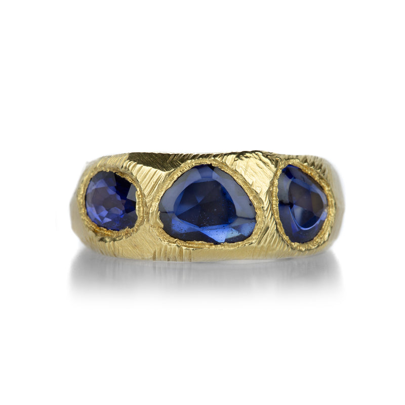 Page Sargisson Triple Blue Sapphire Band | Quadrum Gallery