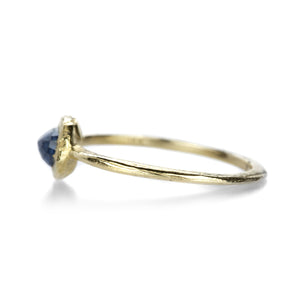 Page Sargisson Horizontal Oval Blue Sapphire Ring | Quadrum Gallery