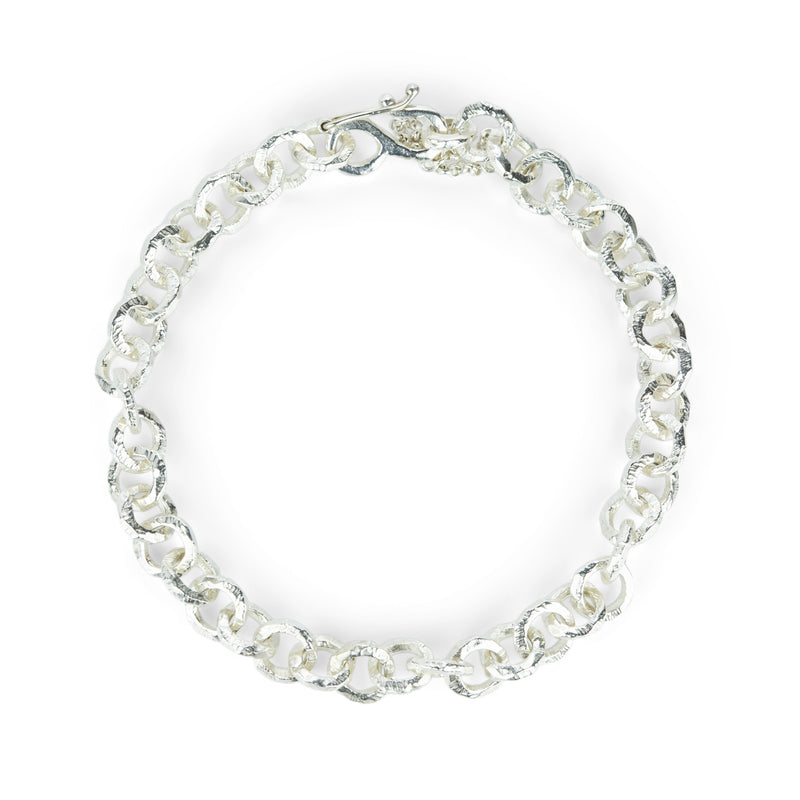 Page Sargisson Sterling Silver Round Link Bracelet | Quadrum Gallery