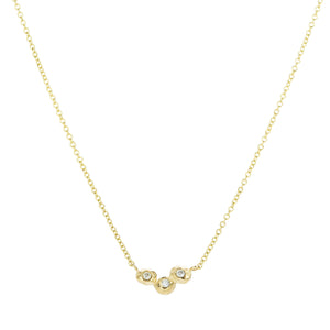 Page Sargisson 18k Triple Diamond Dot Pendant Necklace | Quadrum Gallery