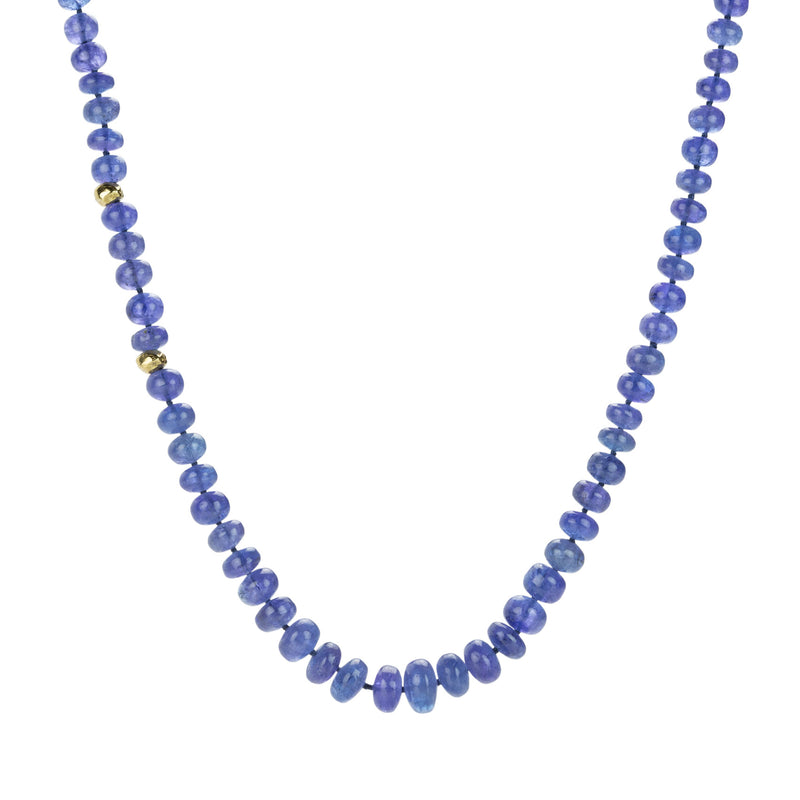 Page Sargisson Smooth Tanzanite and 18k Carved Bead Necklace | Quadrum Gallery