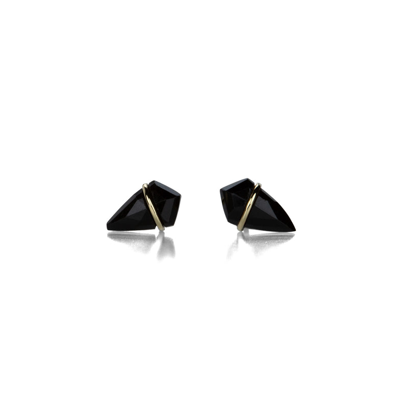 Page Sargisson Small Onyx Kite Stud Earrings | Quadrum Gallery