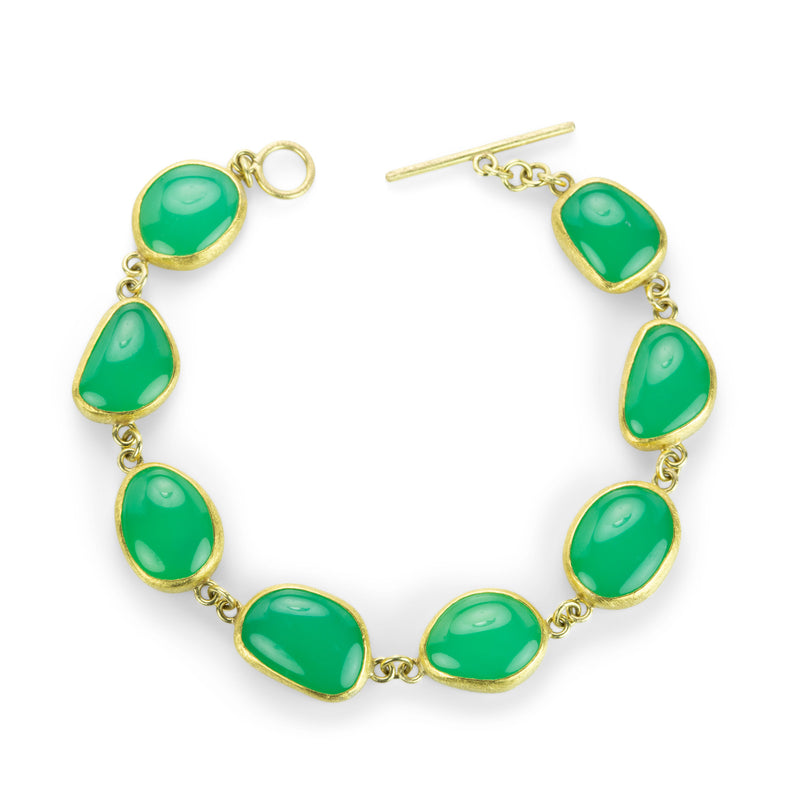 Petra Class Chrysoprase Seed Bracelet | Quadrum Gallery