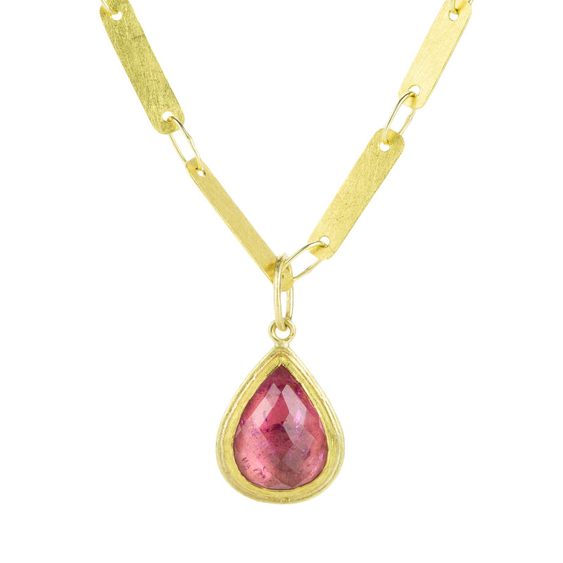 Petra Class Rose Cut Red Tourmaline Pendant (Pendant Only) | Quadrum Gallery