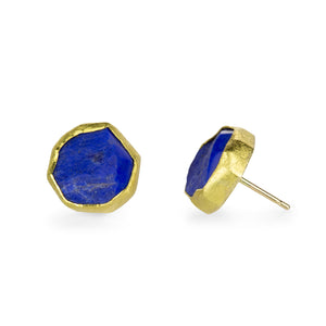 Petra Class Rough Lapis Lazuli Studs | Quadrum Gallery