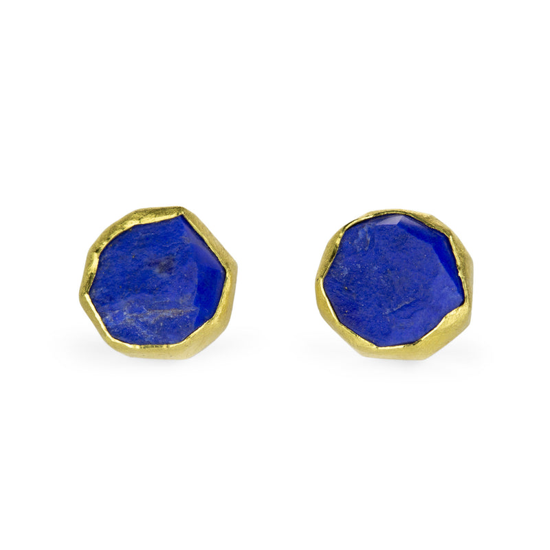 Petra Class Rough Lapis Lazuli Studs | Quadrum Gallery