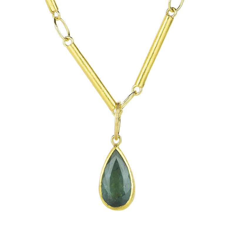 Petra Class Teardrop Tourmaline Pendant (Pendant Only) | Quadrum Gallery