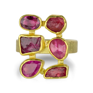 Petra Class Ruby Mosaic Ring | Quadrum Gallery