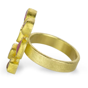 Petra Class Ruby Mosaic Ring | Quadrum Gallery