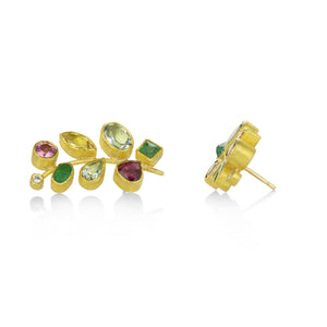 Petra Class Multicolored Gemstone Grape Studs | Quadrum Gallery