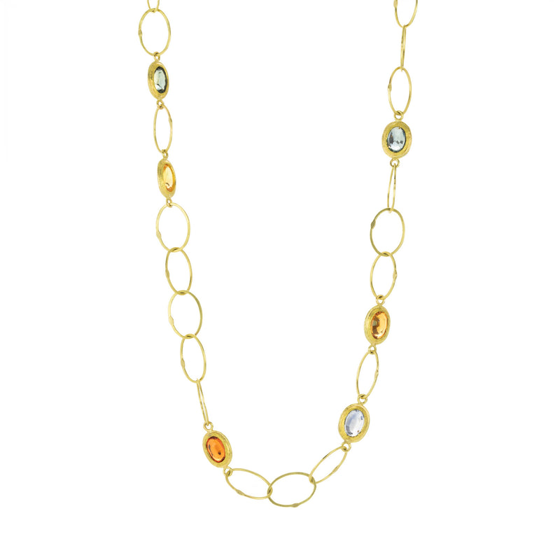 Petra Class Multicolored Sapphire Chain | Quadrum Gallery