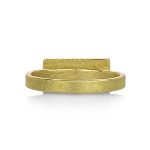 Petra Class Rectangular Green Tourmaline Ring | Quadrum Gallery