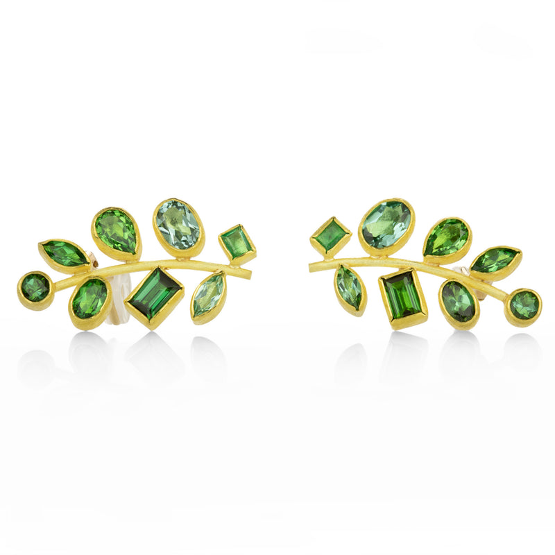Petra Class Green Tourmaline Grape Studs | Quadrum Gallery