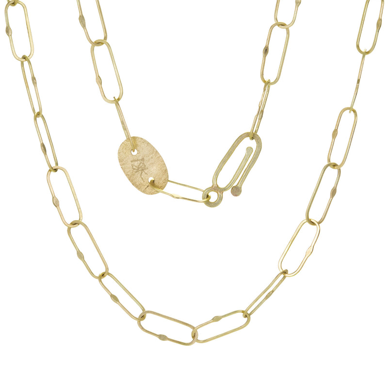 Petra Class 18k Long Link Necklace | Quadrum Gallery