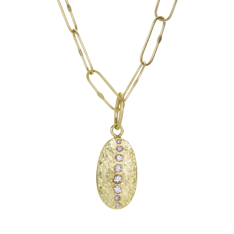 Petra Class Oval Silk Disc Pendant  (Pendant Only) | Quadrum Gallery
