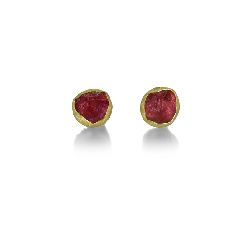 Petra Class Pink Tourmaline Crystal Studs | Quadrum Gallery