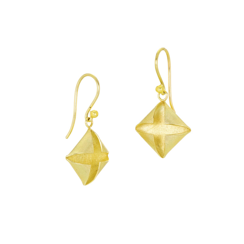 Petra Class 18k Little Box Drop Earrings | Quadrum Gallery
