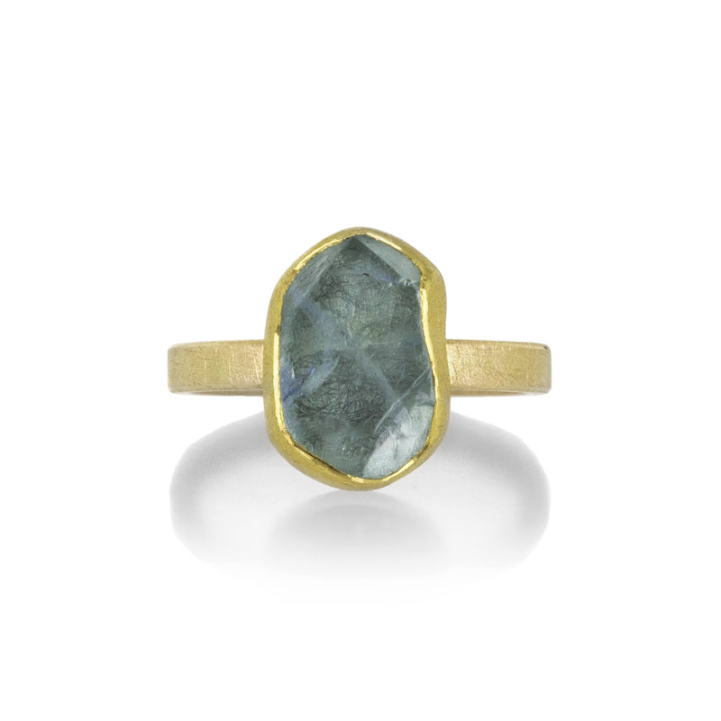 Petra Class Natural Rough Aquamarine Crystal Ring | Quadrum Gallery