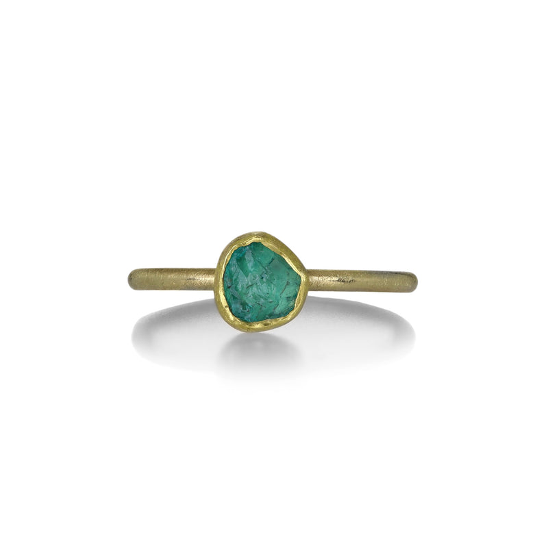 Petra Class Rough Cut Emerald Ring | Quadrum Gallery