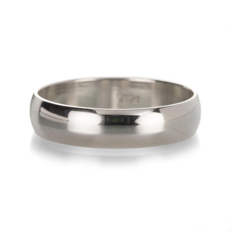 Quadrum Platinum Half Round Band | Quadrum Gallery