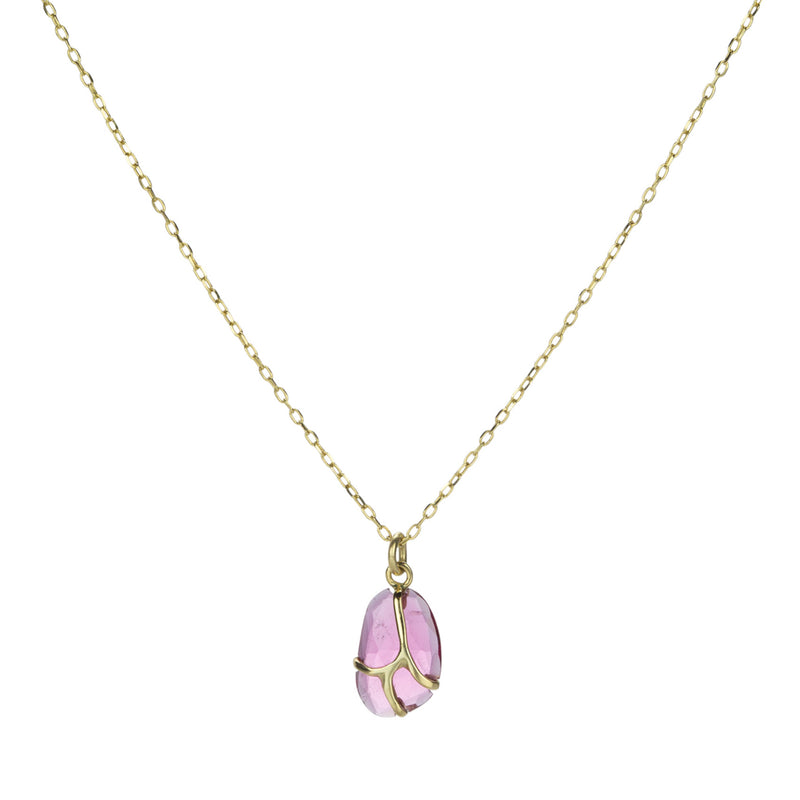 Rachel Atherley Pink Tourmaline Butterfly Pendant Necklace | Quadrum Gallery