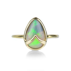 Rachel Atherley Crystal Opal Owl Ring | Quadrum Gallery