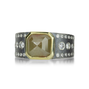 Rene Escobar Rose Ring with Rustic Diamond | Quadrum Gallery