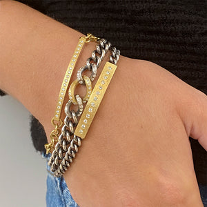 Rene Escobar Curbed Link Bracelet | Quadrum Gallery