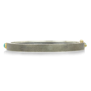 Rene Escobar 6mm Junia Bangle with Turquoise | Quadrum Gallery
