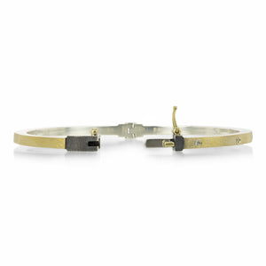 Rene Escobar 2.5mm Double Yellow Gold Orly Bangle | Quadrum Gallery