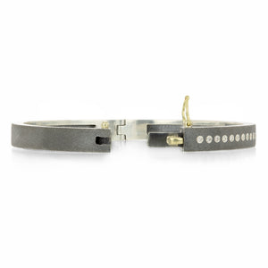 Rene Escobar 6mm Silver Adam Bangle | Quadrum Gallery