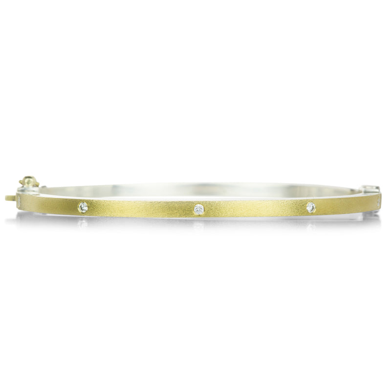 Rene Escobar 2.5mm Olly Lux Diamond Eternity Bangle | Quadrum Gallery