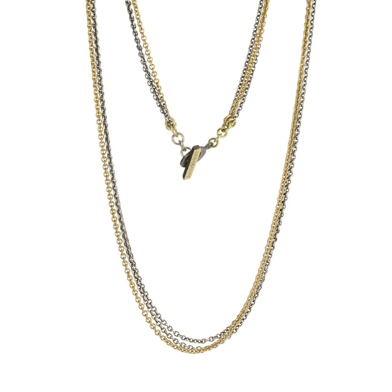 Rene Escobar Mixed Metal Triple Strand Chain | Quadrum Gallery
