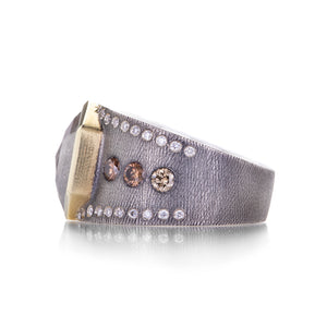 Rene Escobar Hexagonal Diamond Rose Ring | Quadrum Gallery