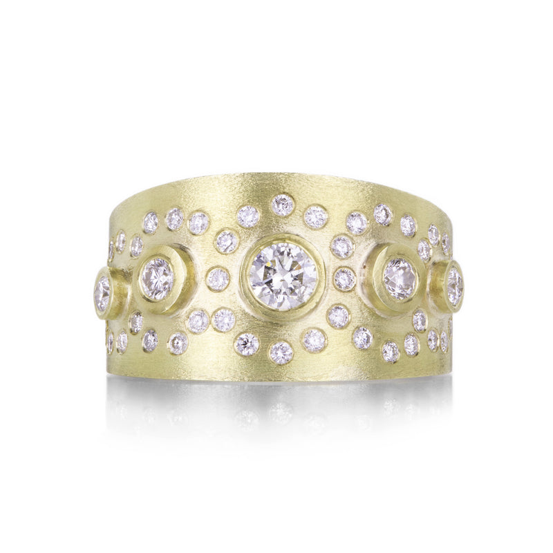 Rene Escobar 18k Yellow Gold Gabriella Diamond Ring | Quadrum Gallery